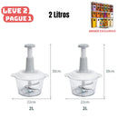 [Leve 2 Pague 1] Moedor Manual Multiuso PrimeMix 5 em 1 + BRINDE: Kit 15 Potes Herméticos De Vidro