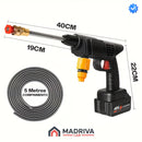 Lava Jato de Alta Pressão Portátil Vapmax Com 4 Baterias 96v + BRINDE: Kit Toalhas de Microfibra - COMPRE 1 LEVE 2