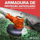 Roçadeira Elétrica TurboMax Multiuso 5 em 1 + BRINDE: 4 Baterias De Lítio 21 Volts - COMPRE 1 LEVE 2