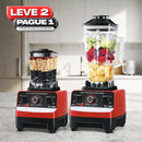 Liquidificador Multiuso Profissional Redmax Com 2 Jarras de Vidro + BRINDE: Porta Tempero de Madeira 16 Potes - COMPRE 1 LEVE 2